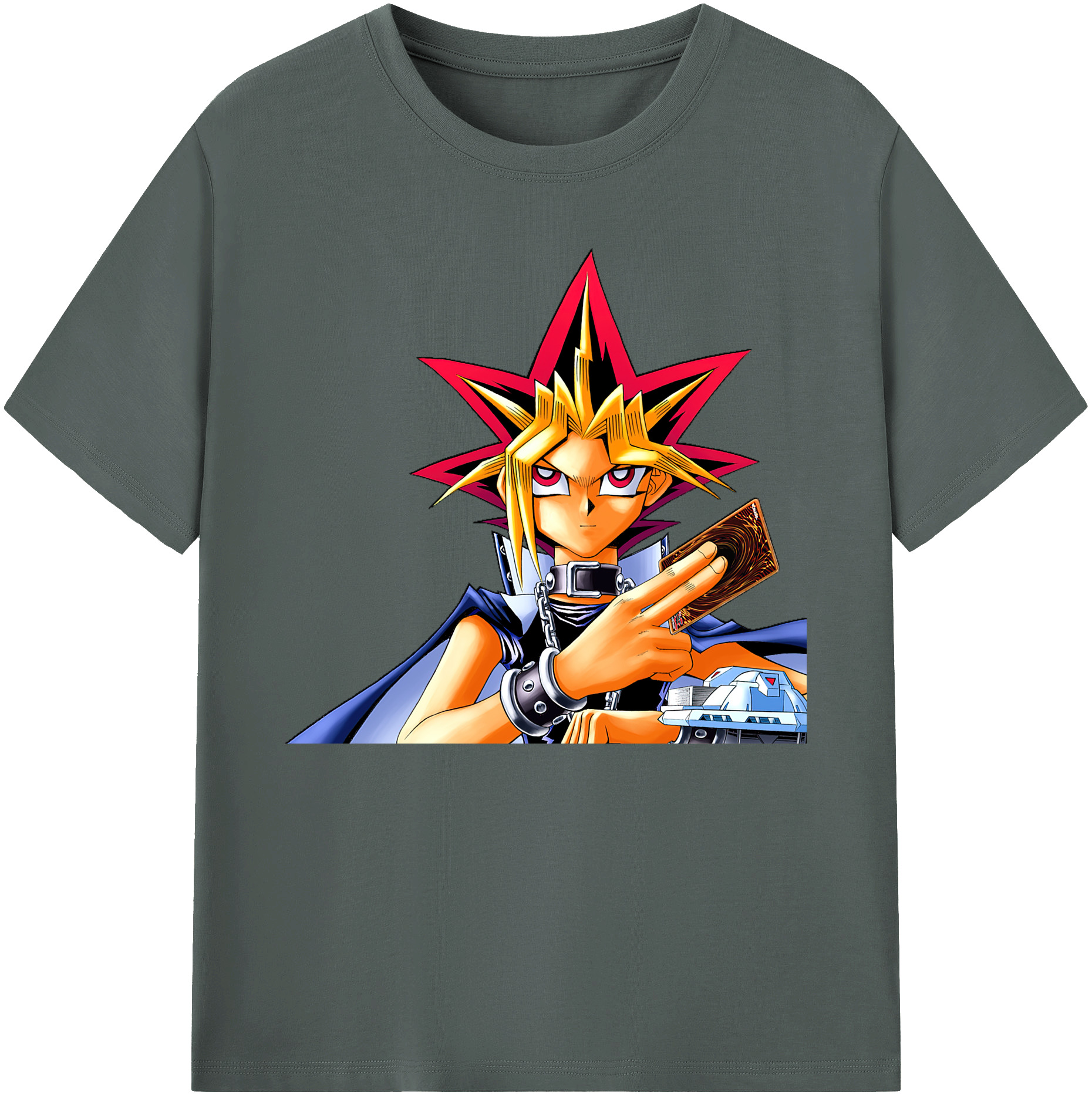 （画像用） 遊☆戯☆王 Yu-Gi-Oh! 綿100％ メンズ半袖Tシャツ｜肌触りやわらか＆通気性